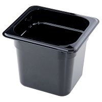 Гастроемкость 1/6 h=150 поликарб.черная Cambro (66CW 110Ch) /1/