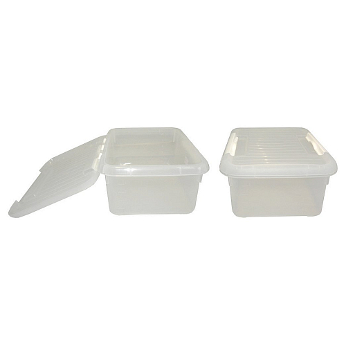 Контейнер для продуктов прямоуг. 6 л 30*23*12 см с белым зажимом MG /1/12/