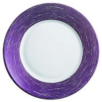 Тарелка d=195 мм. сиреневый край Браш /6/