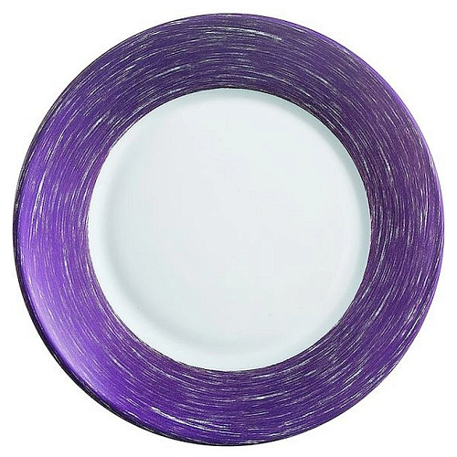 Тарелка d=195 мм. сиреневый край Браш /6/