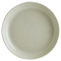 Тарелка d=250 мм. глубокая 870 мл. h=40 мм. Оливковый, форма Крафт волнистый край Bonna /1/6/