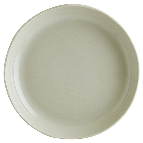 Тарелка d=250 мм. глубокая 870 мл. h=40 мм. Оливковый, форма Крафт волнистый край Bonna /1/6/