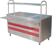 Прилавок нейтральный Онега МЛОЭ/ПН/11 (1100*720(1030)*1350)