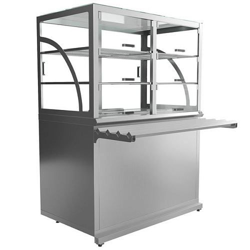 Прилавок холодильный Luxstahl ПХК (С)-1200 Premium (камень)