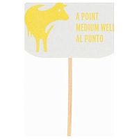 Флажок для стейка "MEDIUM WELL" 8 см. 100 шт/уп /1/40/