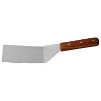 Лопатка 29 см. изогнутая раб. часть 11*7 см. с дерев. ручкой MGSteel (24) /1/120/