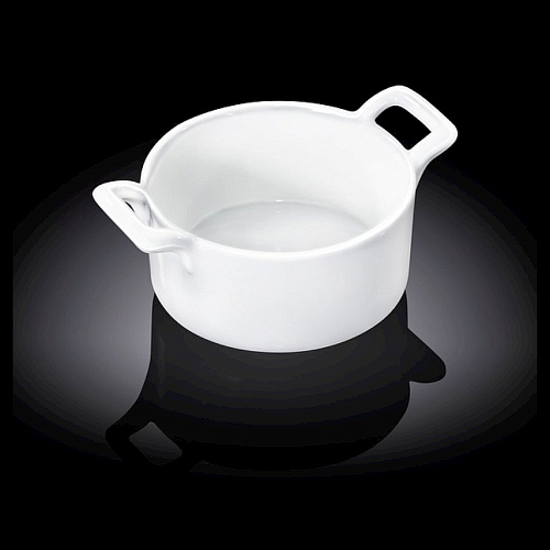 Емкость для закусок d=95 мм. h=70 мм. 75 мл. с ручками Wilmax /12/144/