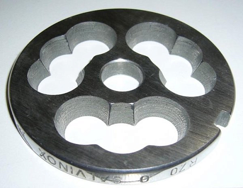 Решетка 100655 для мясорубки, Unger, R/70, подрезная