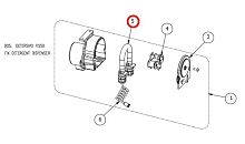 Шланг 00017128 для машины котломоечной т.м. Vortmax, серии PWE