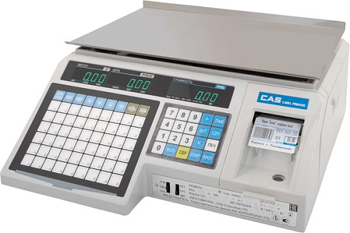 Весы торговые с печатью этикеток CAS LP-30 (1.6)