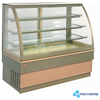 Витрина кондитерская UNIS Georgia III 150 double glass, inox