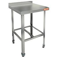 Стол пристенный с бортом с полкой-решеткой HICOLD НСО-7/7Б ЭЦ