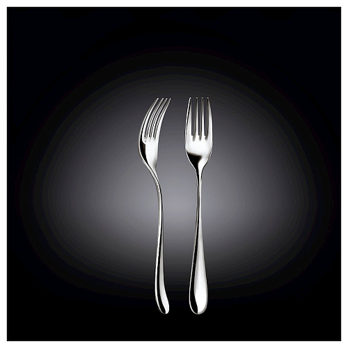 Вилка десертная Стелла 19 см. 18/10 3,5 мм Wilmax /12/24/288/