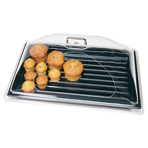 Крышка для подноса 55,6*37,5*20,3 см с боковым вырезом поликарбонат Cambro /1/