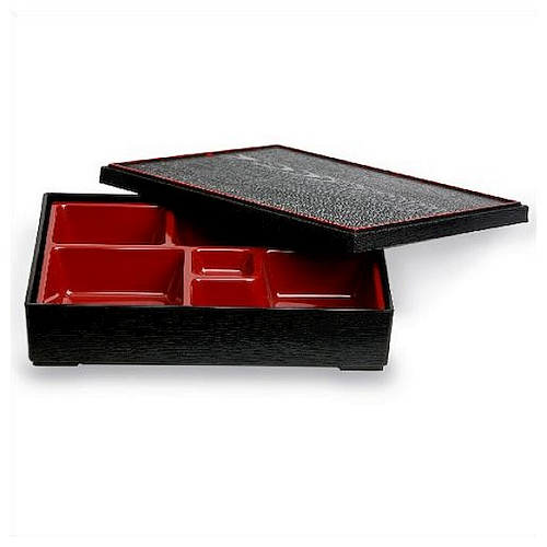 Ланч бокс (5 отделений) 27*21* 6 ч/кр