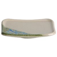 Тарелка квадратная 14,2*12,2 см. "Удача"