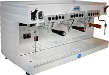 Кофемашина рожковая Carimali Bubble E3 3 группы, высокие, автомат, экономайзер, цвет корпуса белый