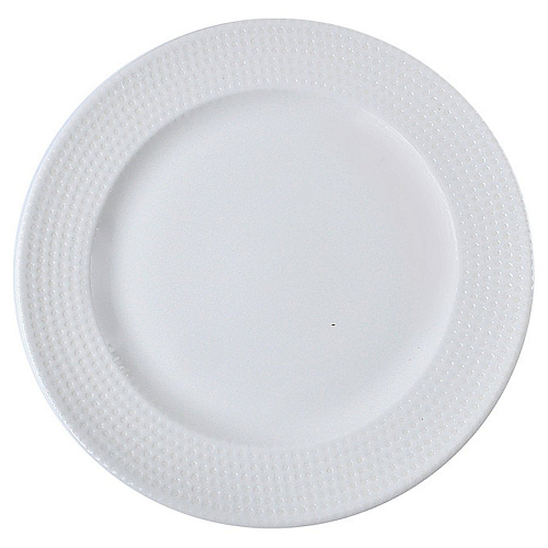 Тарелка d=270 мм. Белый Пьюре Дот, форма Банкет Bonna /1/12/720/