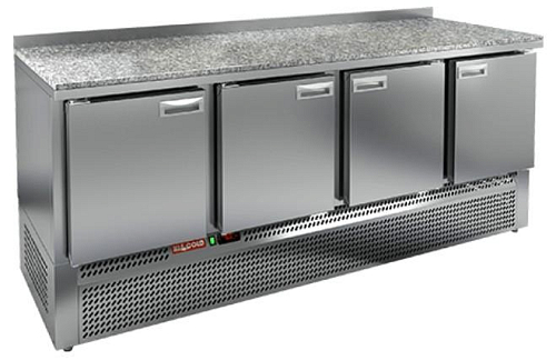 Стол охлаждаемый с каменной столешницей HICOLD GNE 1111/BT