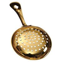 Стрейнер Джулеп золотой нерж. l=16см d=8 см. MGSteel /1/144/