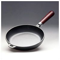 Сковорода d=26 см. чугун. с деревян. ручк. /6/