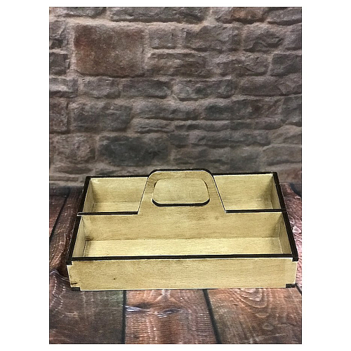 Емкость для подачи столовых приборов 250*160*50 мм. (РС8) /1/