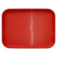 Поднос 34,5*26,5 см красный (163) MG /10/