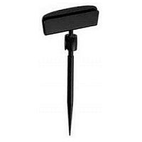 Держатель для ценников и табличек 10 см. черный пласт. на иголке /1/