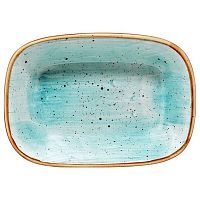 Блюдо l=120*85 мм. Аква /1/6/12/