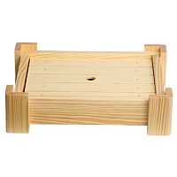 Блюдо-подставка прямоугольное 30см * 24см * 7,5см Дерево /1/