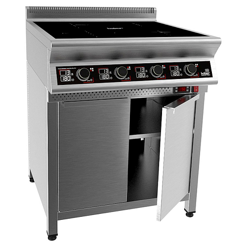 Плита индукционная на тепловой подставке 4 конфорки Кобор I9-4SТ