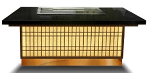 Жарочная поверхность (тепан) Kocateq GH 20 TEP AIR с 1 зоной нагрева, встроенная вытяжка, 7-ми местный