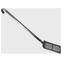 Лопатка 52 см. изогнутая раб. часть 12*8 см. нерж. перфорир. /1/50/