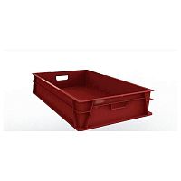 Ящик 740*465*145 мм. для хлеба прямой сплошной зеленый /1/50/