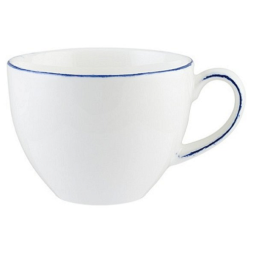 Чашка 230 мл. чайная d=93 мм. h=69 мм. Ретро синий край (блюдце 69206,70708) /1/6/