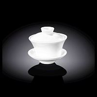 Кружка 240 мл. d=100 мм. h=60 мм. для заваривания чая, без ручки, с крышкой и блюдцем Wilmax /2/24/