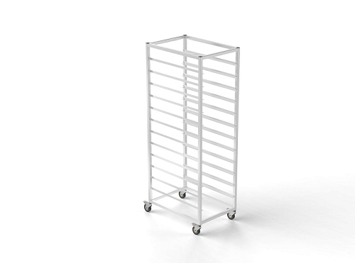 Тележка-шпилька Рест металл КШн 15/460/650/1600, п («Профи», GP, уровни под противни 400*600- 15шт.)