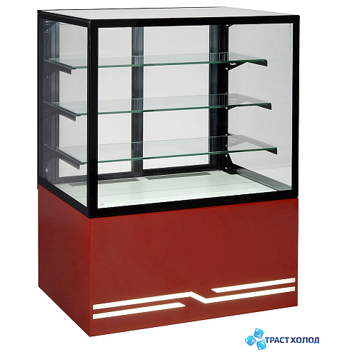 Витрина кондитерская UNIS Cube II 1000 красная