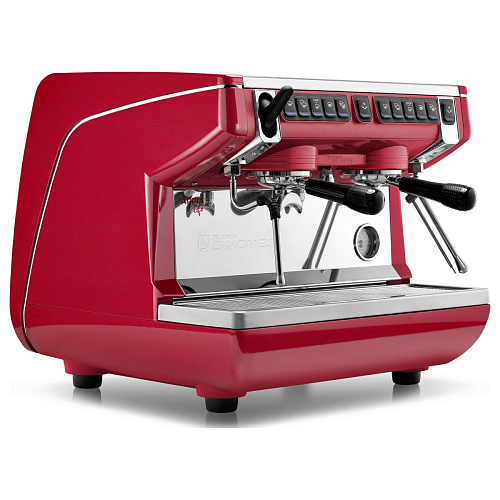 Кофемашина Nuova Simonelli Appia Life Compact 2Gr V 220V red+economizer+high groups