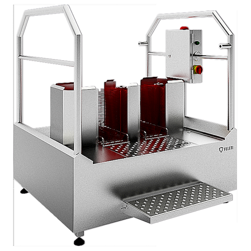 Станция гигиены обуви проходная FELETI SNP-3/300/300