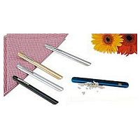 Скребок для уборки стола 15см, алюмин. синий MGSteel /1/576/