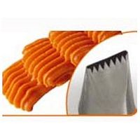 Насадка кондитерская "Зубчатая лента" 28*4 мм. нерж. /1/