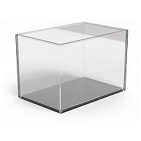 Коробка для бумажных чеков 180*120*120 мм. прозрач. /1/