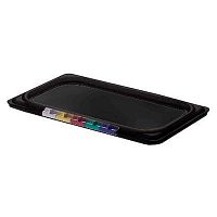 Крышка для гастроемкостей 1/4 п/п черная Рс /1/16/