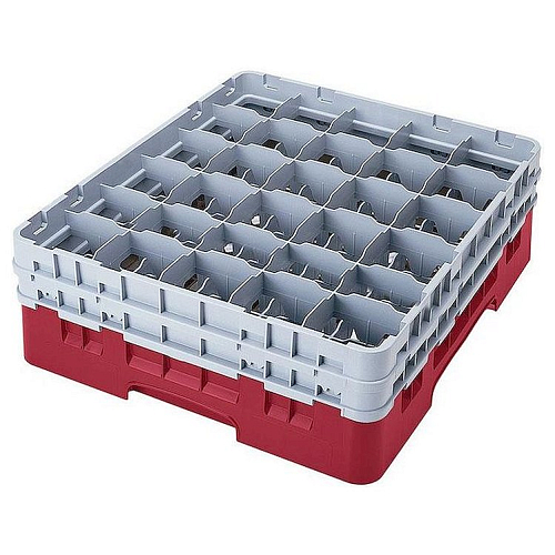 Кассета в сборе на 30 ячеек , клюквенная Cambro