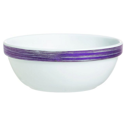 Салатник d=120 мм. 275 мл. сиреневый край Браш /6/
