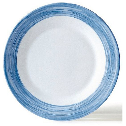 Тарелка d=225 мм. глубокая синий край Браш /6/