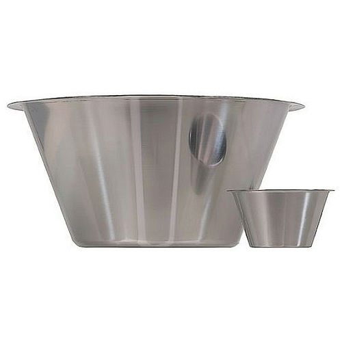 Миска 2,0 л. d=22 см h=12 см коническая нерж. Linden /1/