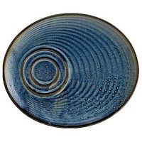 Блюдце 200*170 мм. Сапфир /1/12/