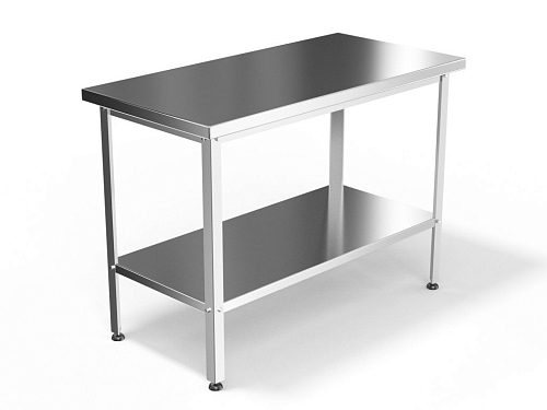 Стол производственный EKSI СПОП 1500/600-с ("Стандарт", полка-решетка-1шт., расст. м/у реш. 200мм)